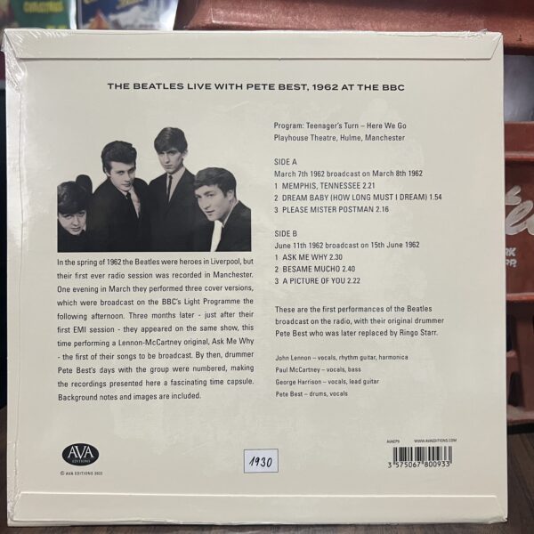 THE FIRST BROADCASTS - FEATURING PETE BEST (EP) - BEATLES - Image 2