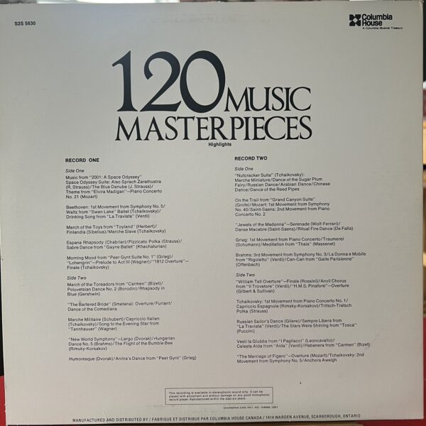 120 Music Masterpieces Highlights by Various - Image 2