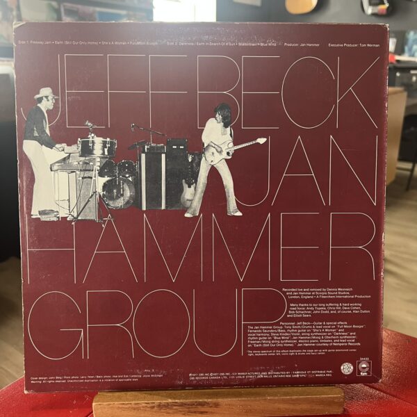 Live by Jeff Beck With The Jan Hammer Group - Image 2