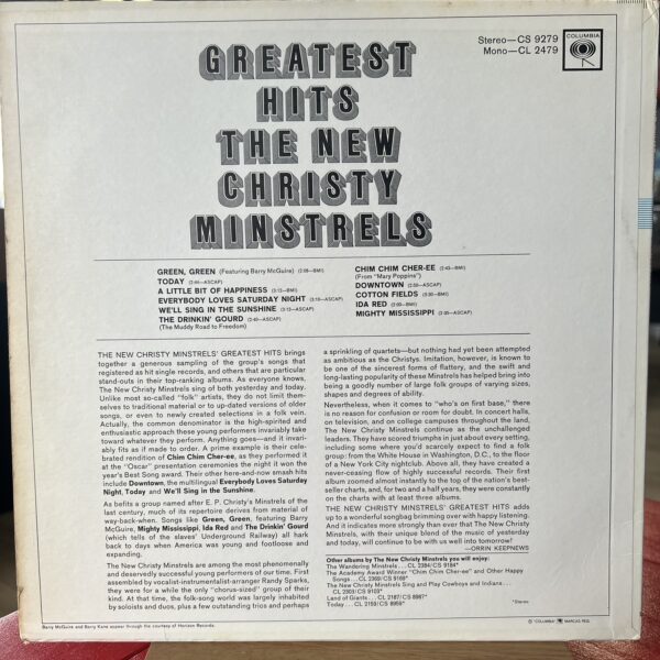 Greatest Hits by The New Christy Minstrels - Image 2