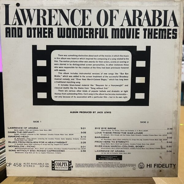 Lawrence Of Arabia And Other Wonderful Movie Themes by Various - Image 2