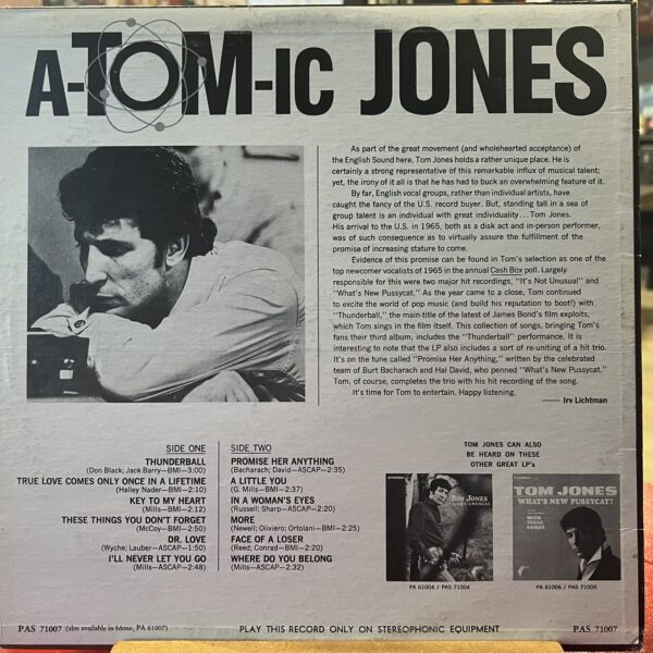 A-Tom-ic Jones by Tom Jones - Image 2